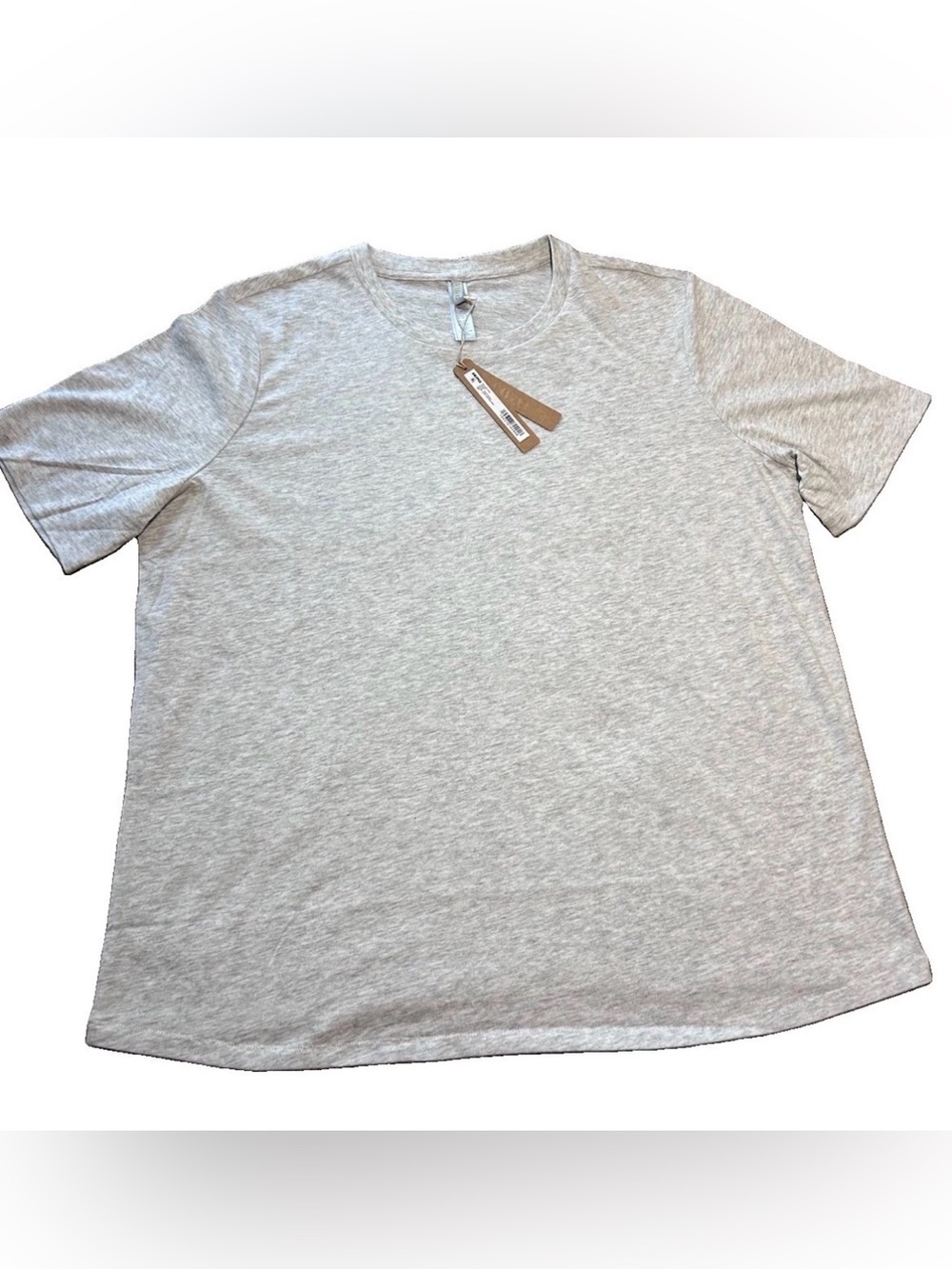SKIMS Women’s Crew Neck T-Shirt in Heather Gray